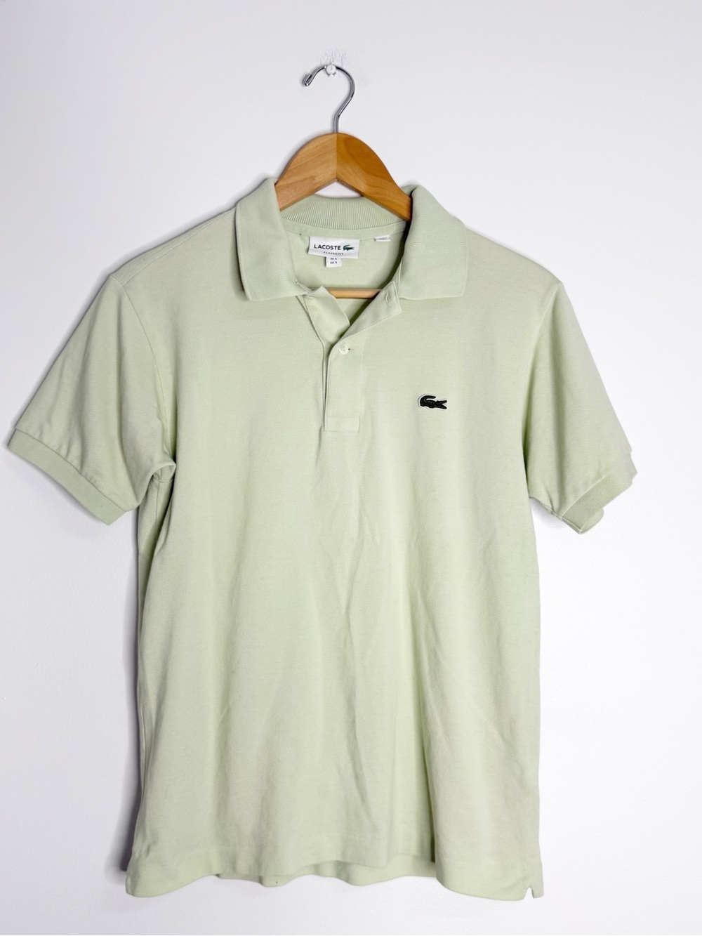Lacoste Classic Fit Polo Shirt Men’s Small Light Green Short Sleeve